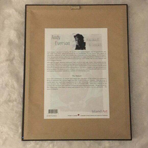 Andy Everson 'The Return' Professionally Framed Print - Picture 9 of 15